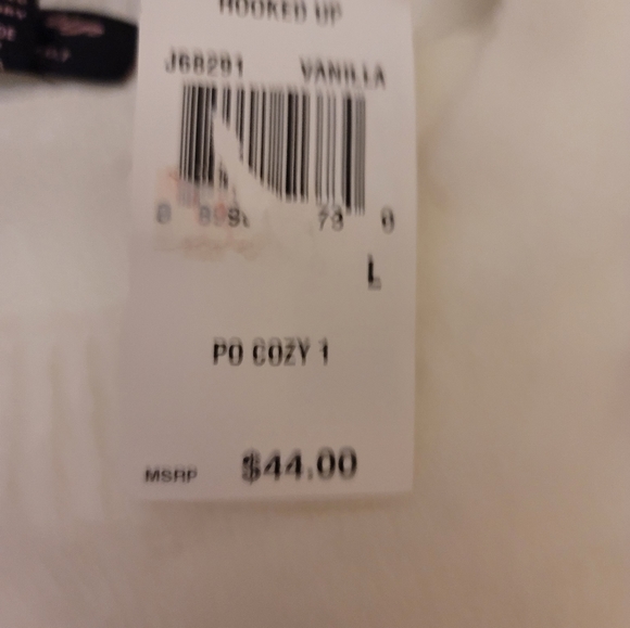 NEW TAGS ON "HOOKED UP BY I.O.T. SOFT FUZZY LADIES KNIT CARDIGAN - Picture 12 of 12